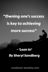 Motivational, Inspirational Quotes. From Books. 'Lean In: Women, Work, and the Will to Lead' by Sheryl Sandberg. Book Review.
